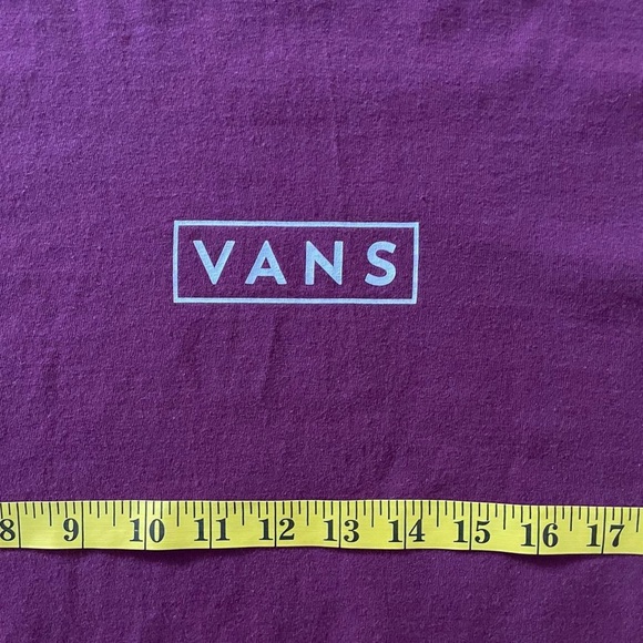 Vans Maroon Long Sleeve Tee - Size XL - Picture 5 of 8